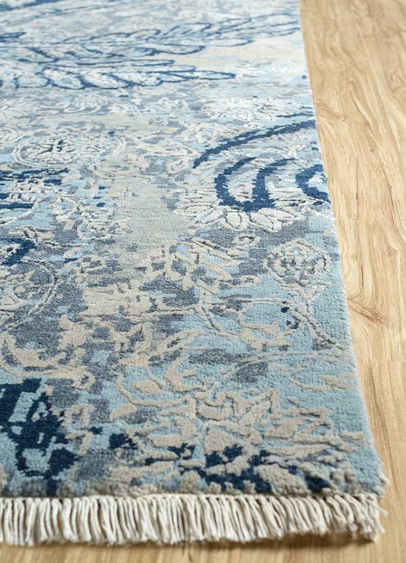 Tappeto di lana - 300 x 240 cm - blu