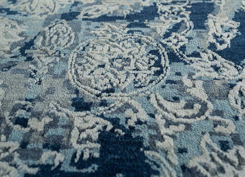 Tappeto di lana - 300 x 240 cm - blu