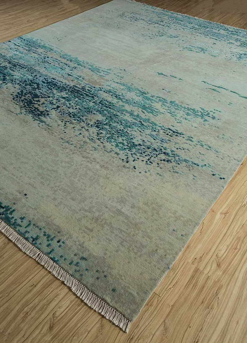 Tappeto di lana - 300 x 240 cm - blu