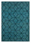 Tappeto di lana - 240 x 150 cm - blu mare