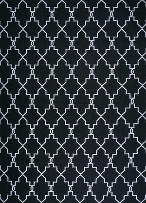 Tappeto di lana - 375 x 270 cm - bianco e nero