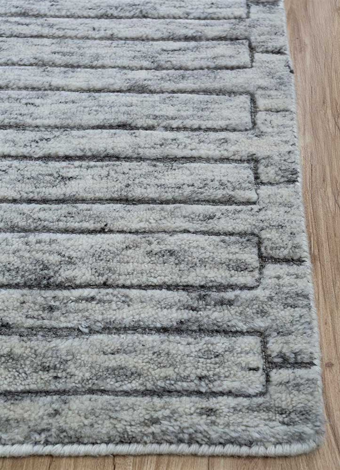 Tappeto di lana - 300 x 240 cm - grigio