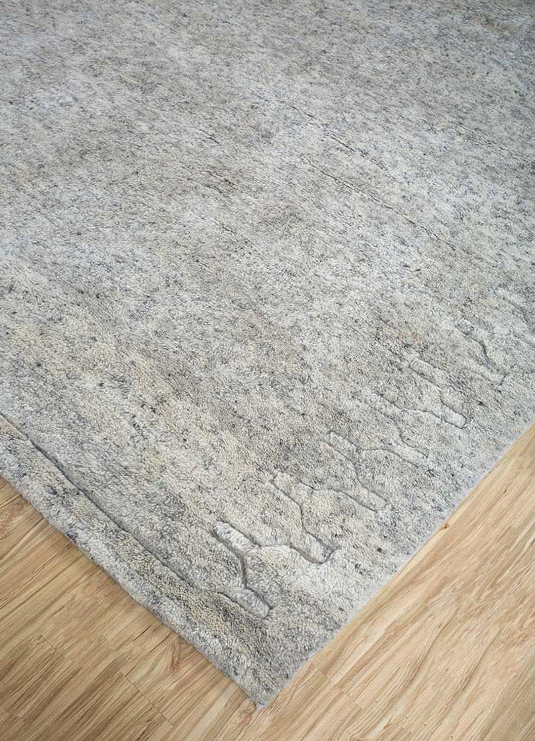 Tappeto di lana - 300 x 240 cm - grigio chiaro