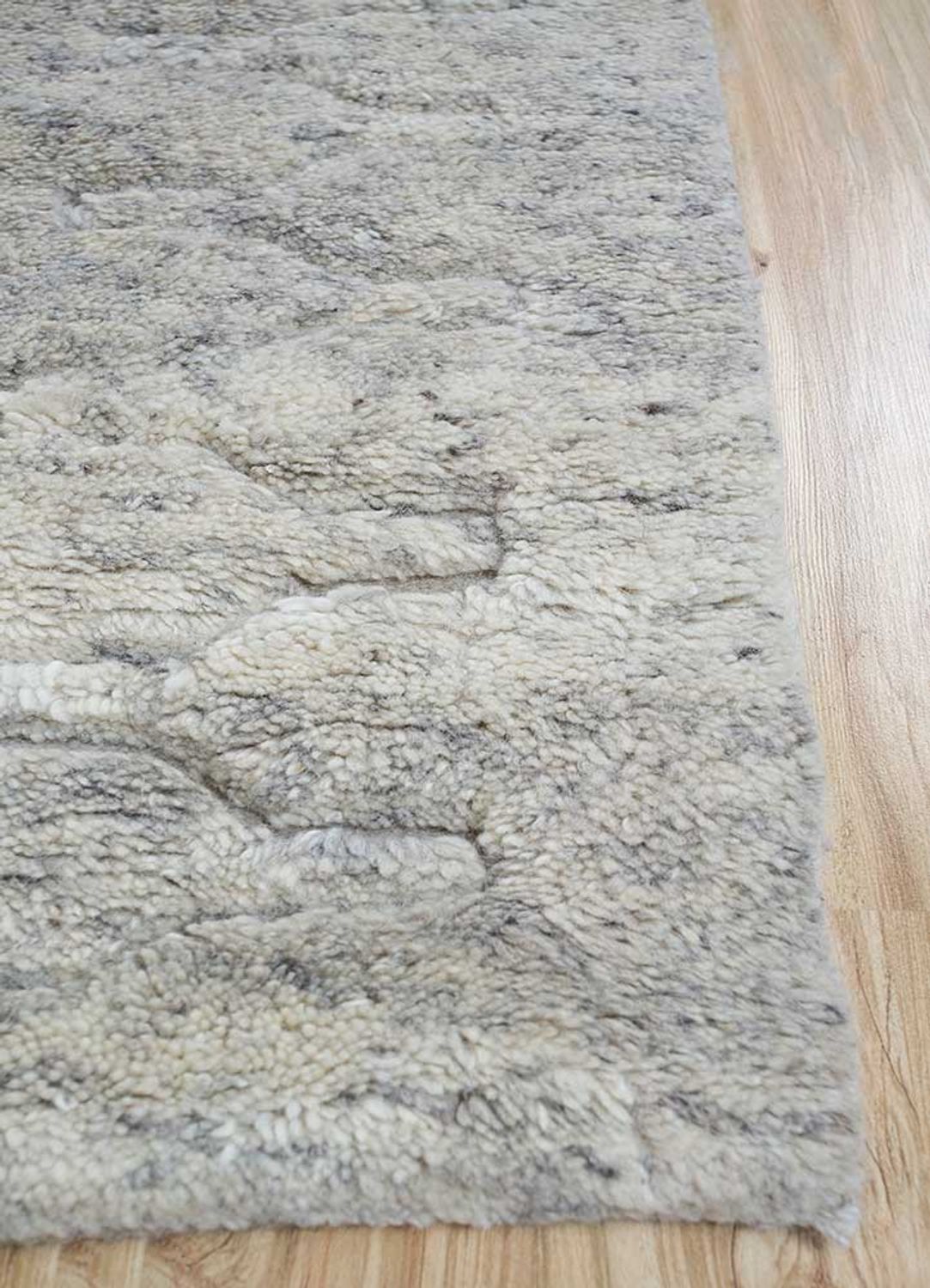 Tappeto di lana - 300 x 240 cm - grigio chiaro