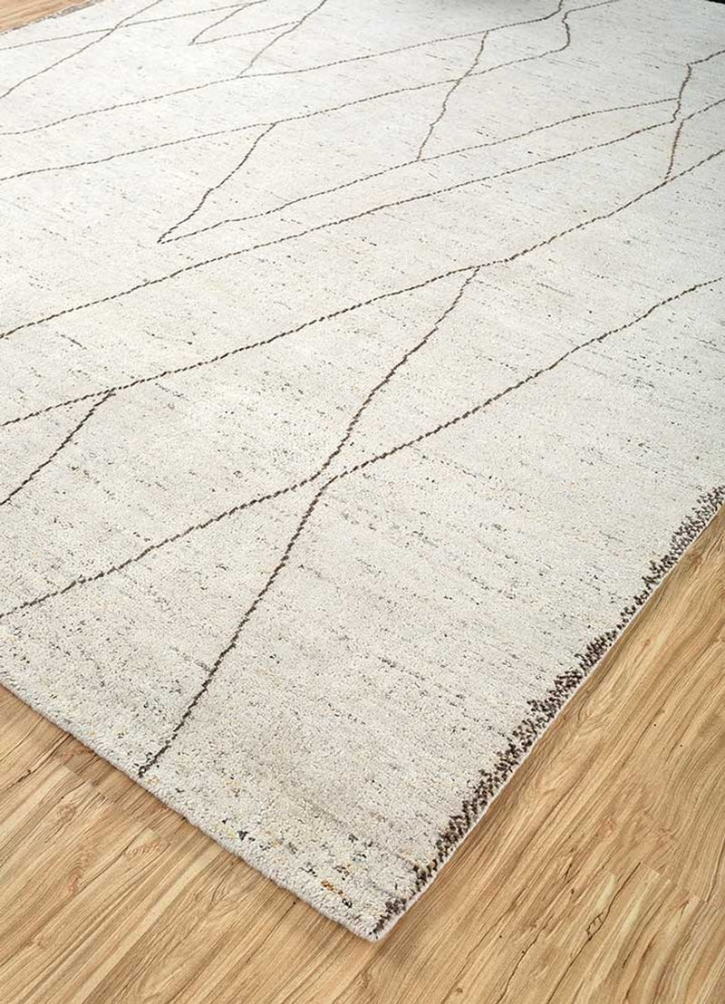 Tappeto di lana - 300 x 240 cm - bianco naturale