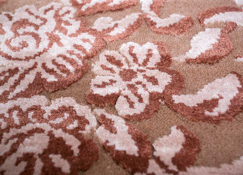 Tappeto di lana - 300 x 240 cm - rosso chiaro