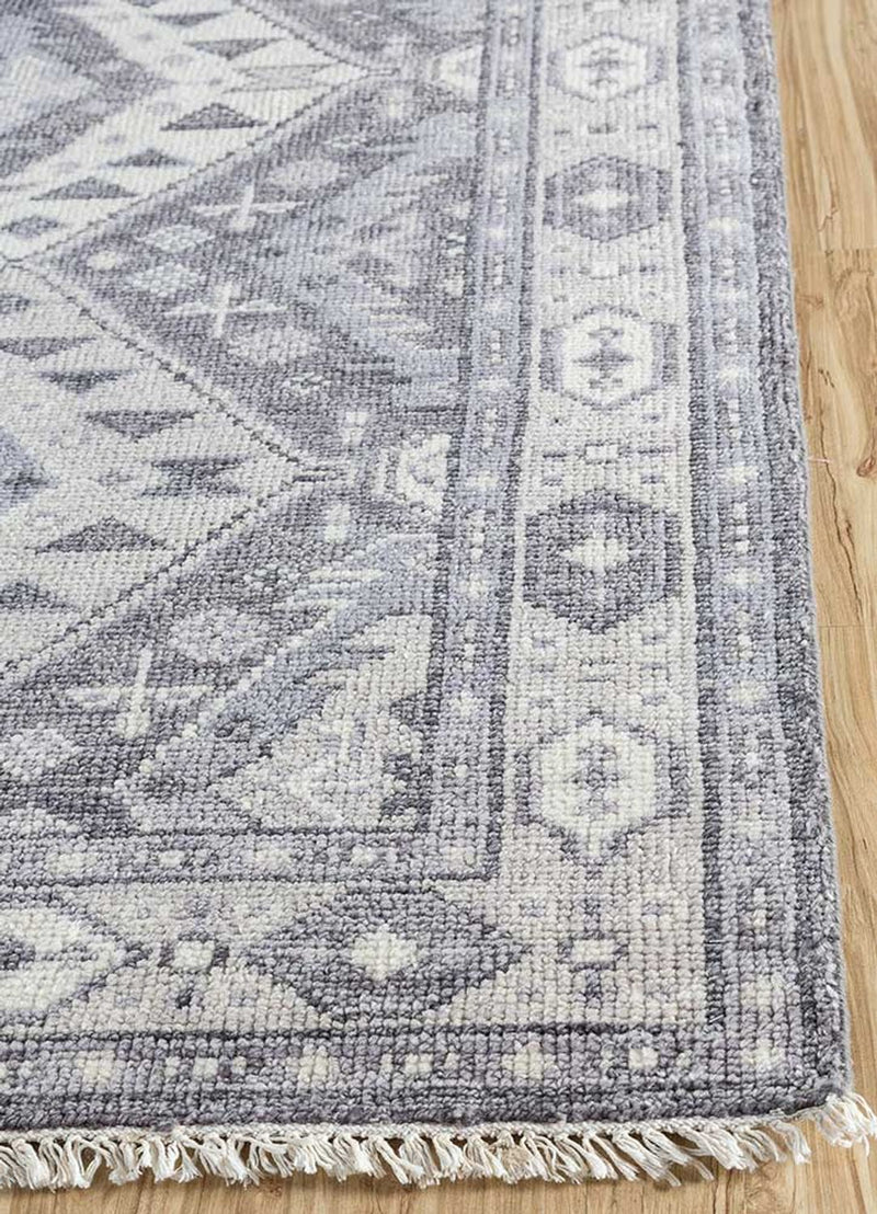 Tappeto di lana - 300 x 200 cm - grigio chiaro