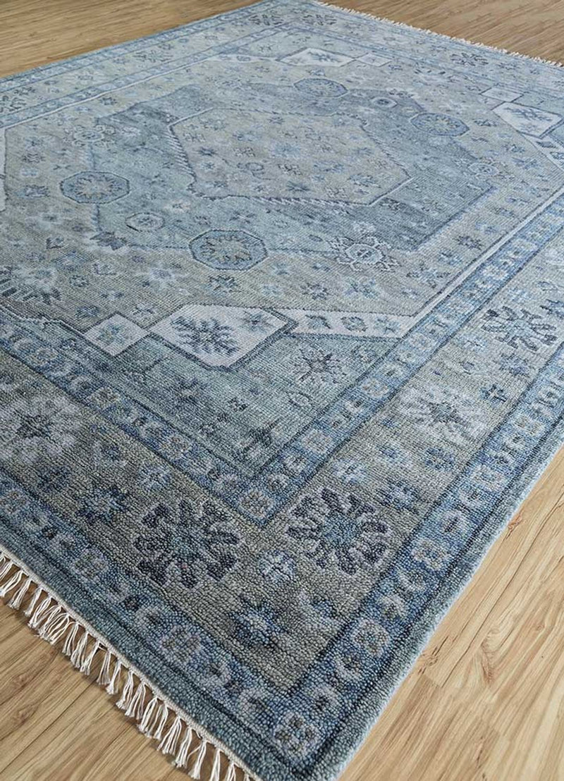 Tappeto di lana - 300 x 200 cm - blu scuro