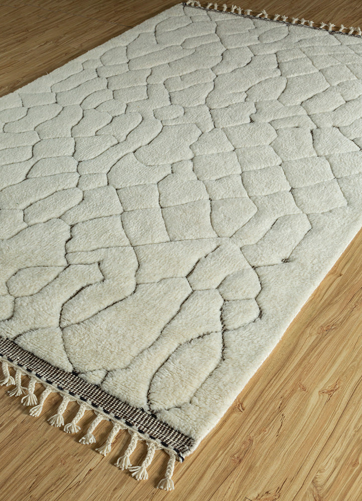 Tappeto di lana - 300 x 200 cm - crema