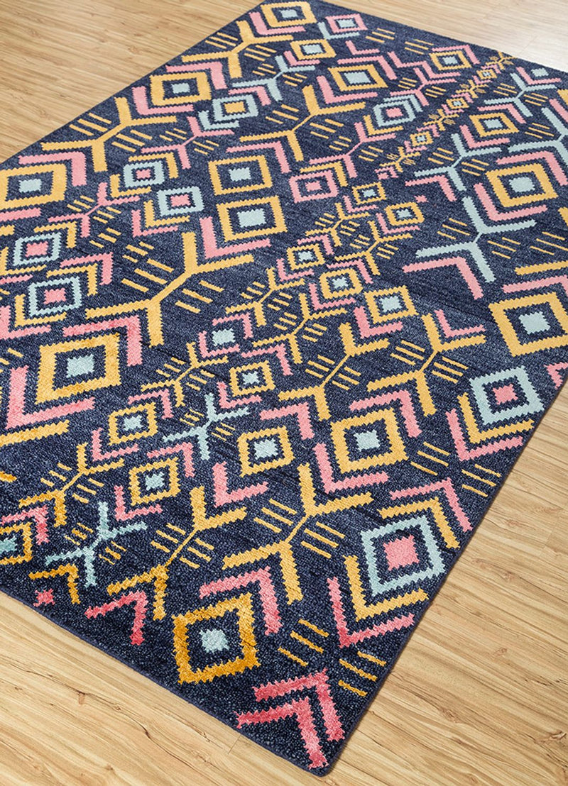 Tappeto di lana - 300 x 200 cm - blu