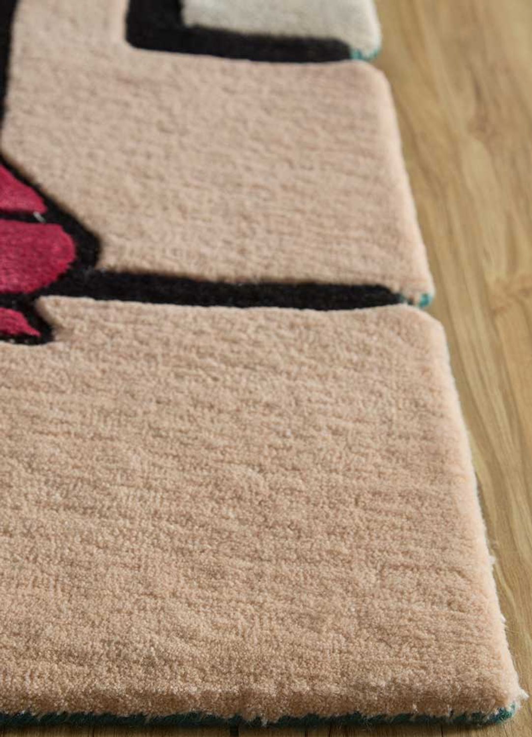 Tappeto di lana forma speciale  - 270 x 180 cm - arancione