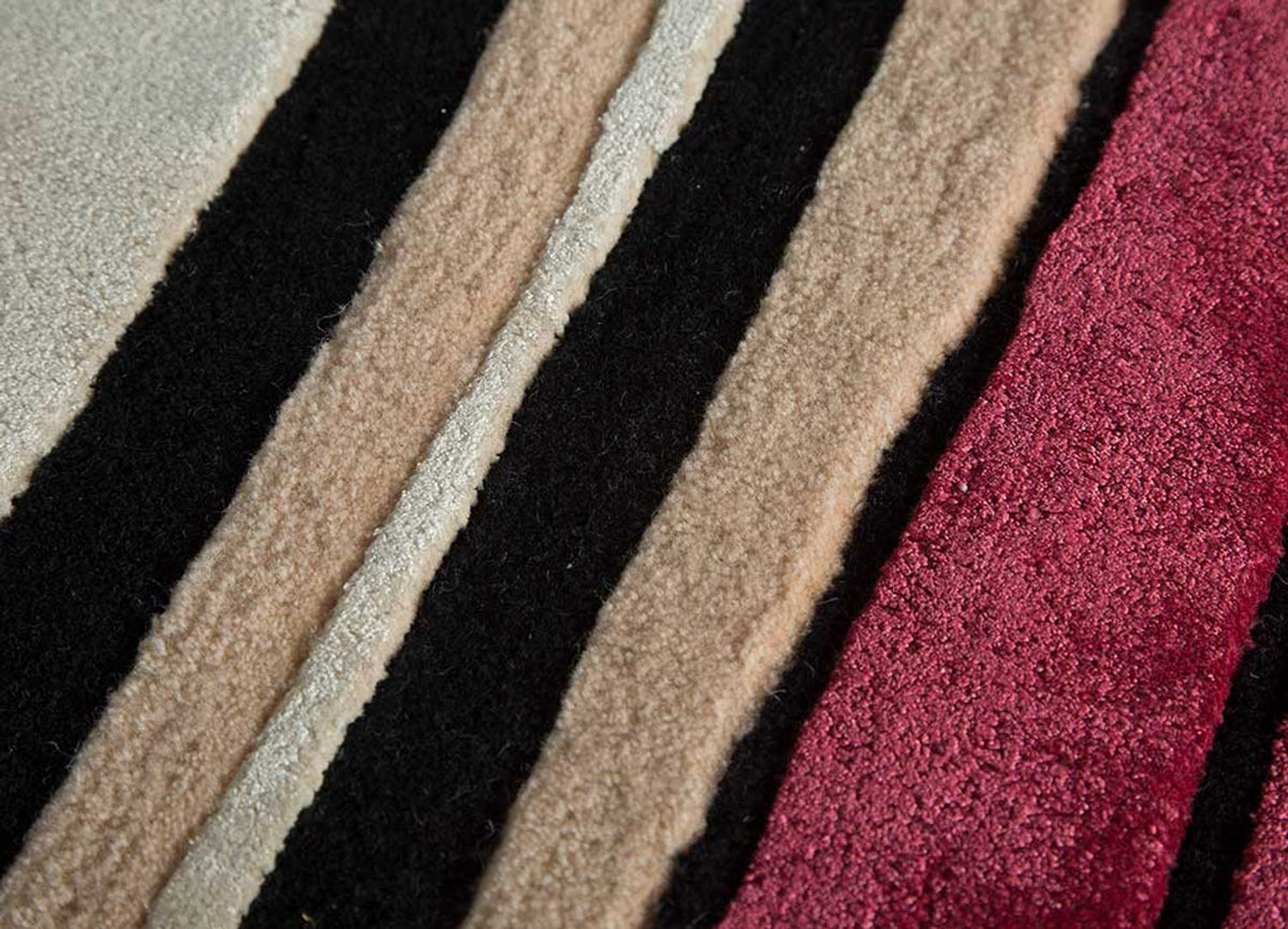 Tappeto di lana forma speciale  - 270 x 180 cm - arancione