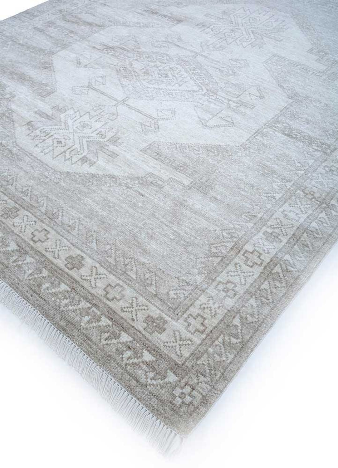Tappeto di lana - 300 x 240 cm - grigio chiaro