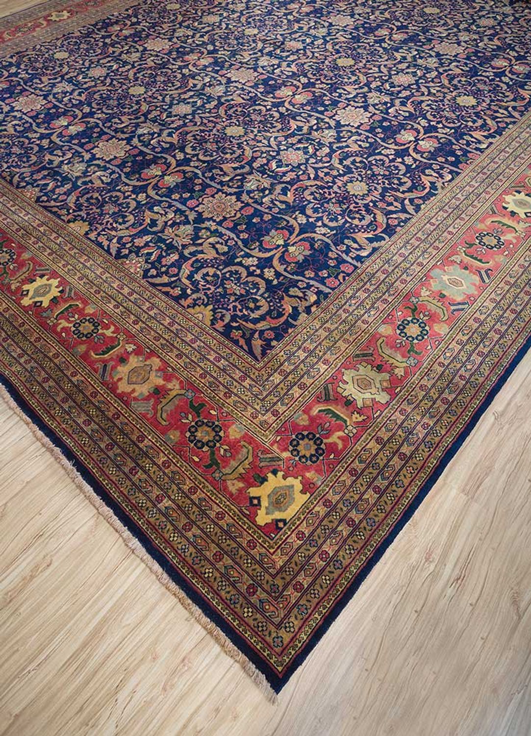 Tappeto di lana - 450 x 360 cm - blu