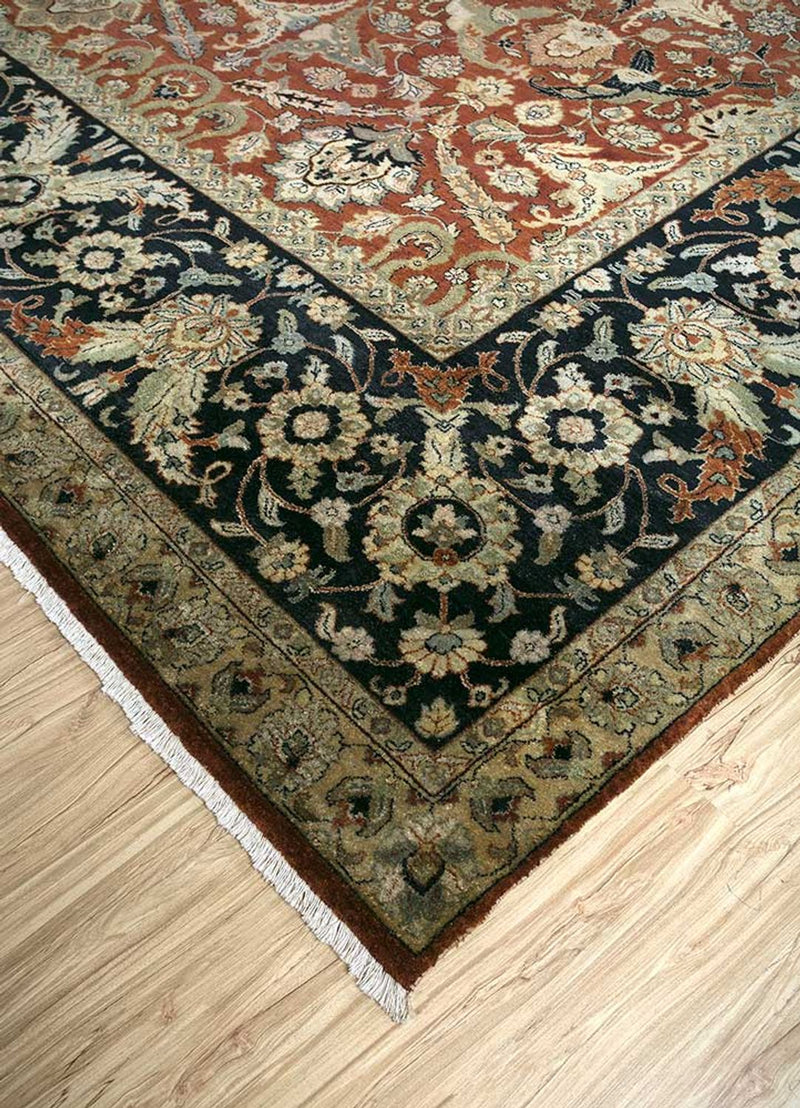 Tappeto di lana - 450 x 360 cm - arancione