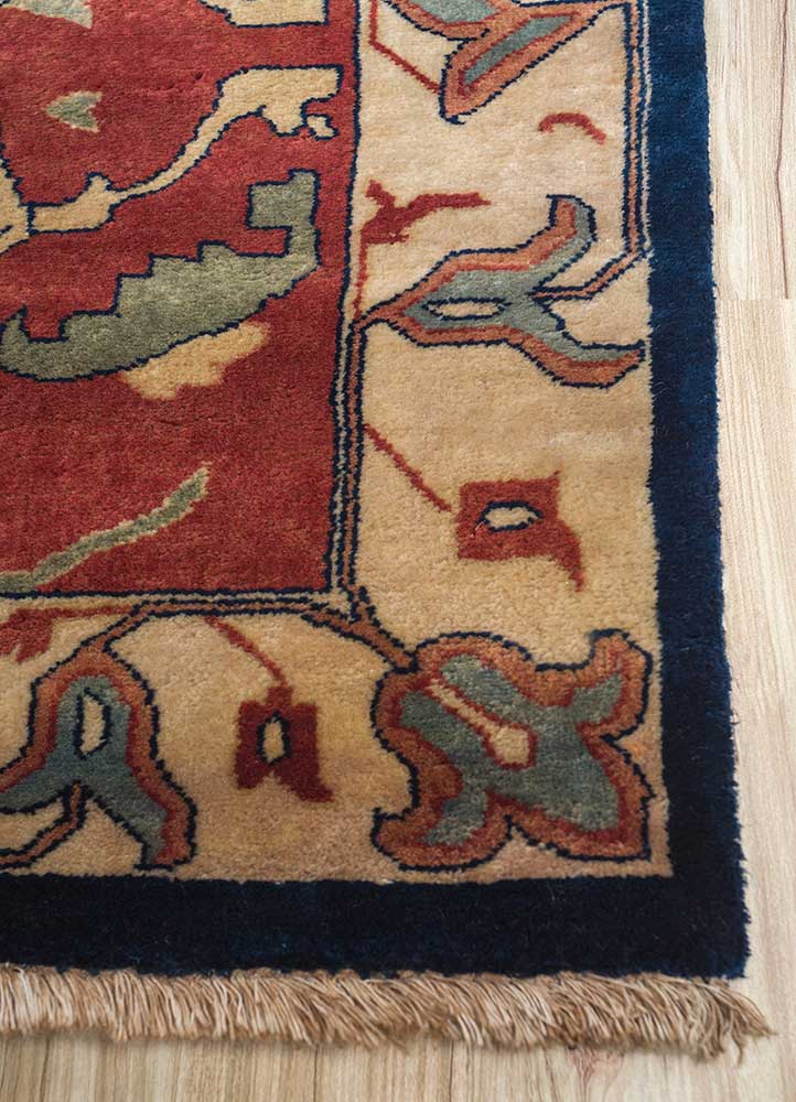 Tappeto di lana - 435 x 360 cm - blu