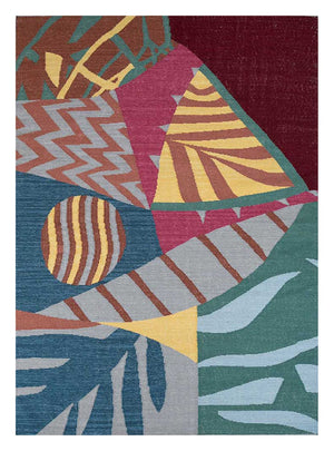 Tappeto di lana - 270 x 180 cm - multicolore