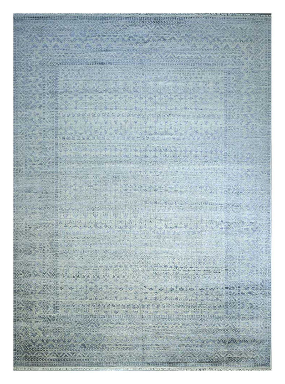 Tappeto di lana - 435 x 360 cm - blu chiaro