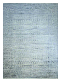 Tappeto di lana - 435 x 360 cm - blu chiaro