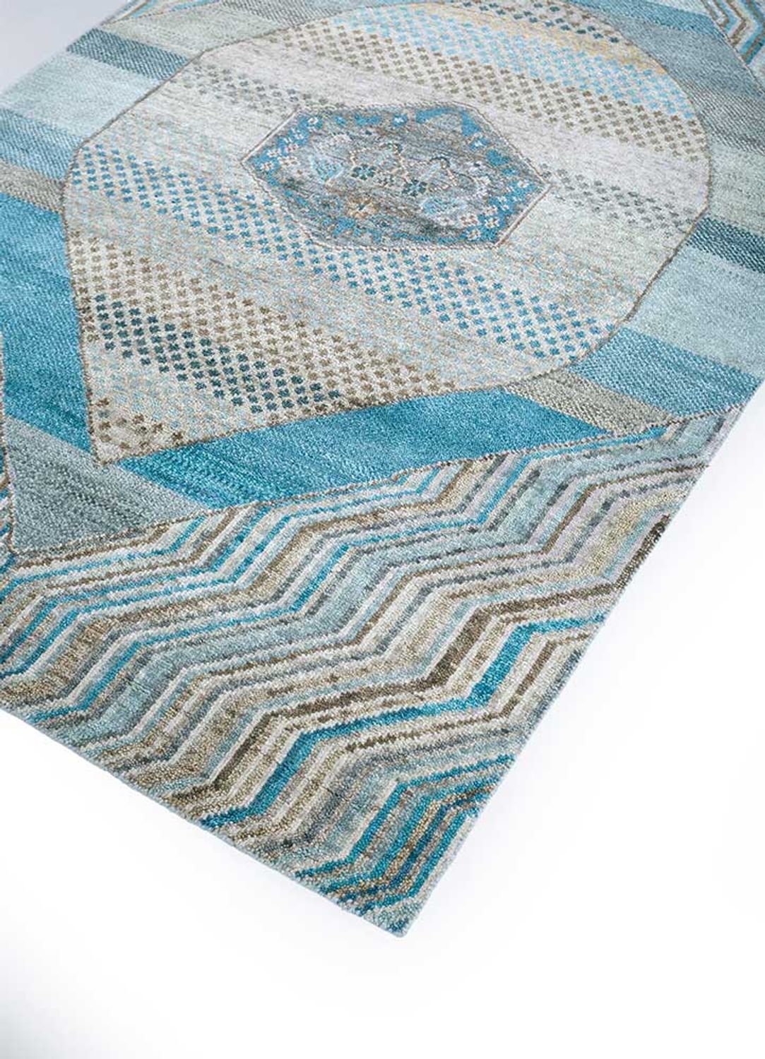 Tappeto di lana - 240 x 150 cm - multicolore