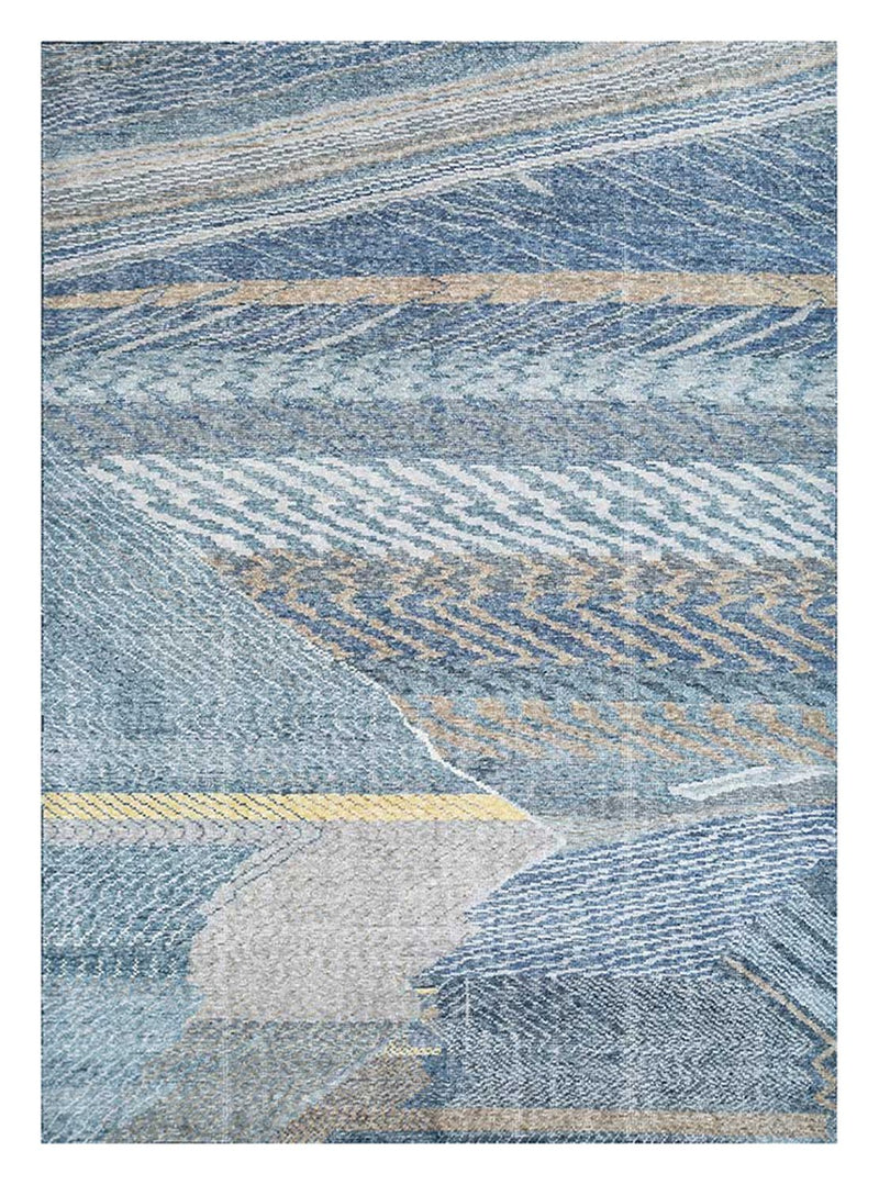 Tappeto di lana - 240 x 150 cm - blu scuro
