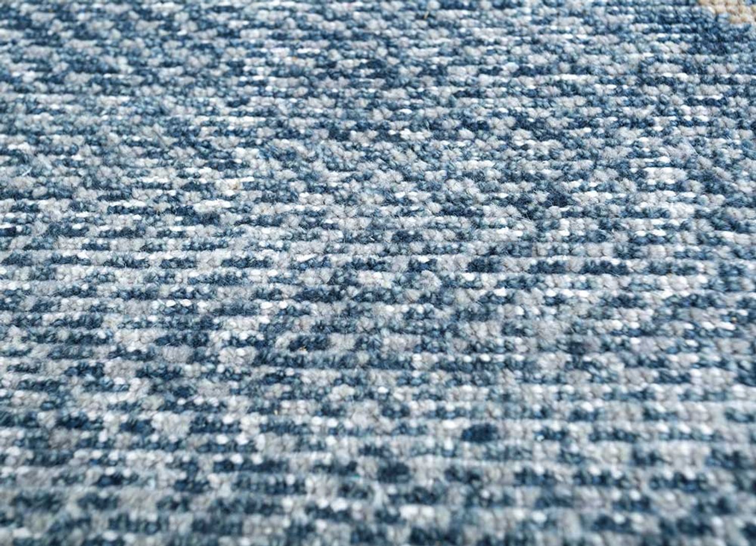Tappeto di lana - 240 x 150 cm - blu scuro