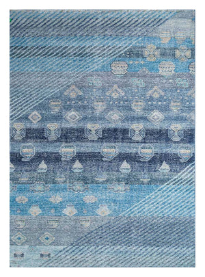 Tappeto di lana - 240 x 150 cm - blu