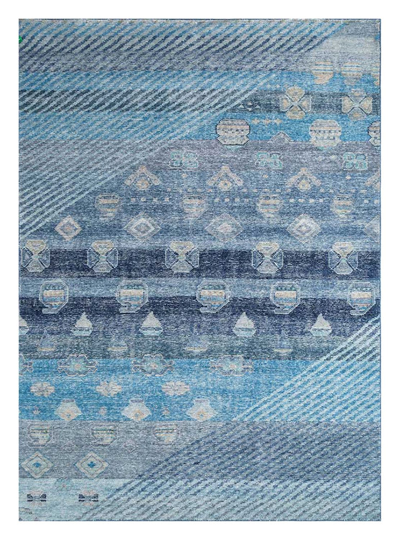 Tappeto di lana - 240 x 150 cm - blu