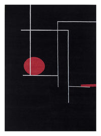 Tappeto di lana - 270 x 180 cm - nero