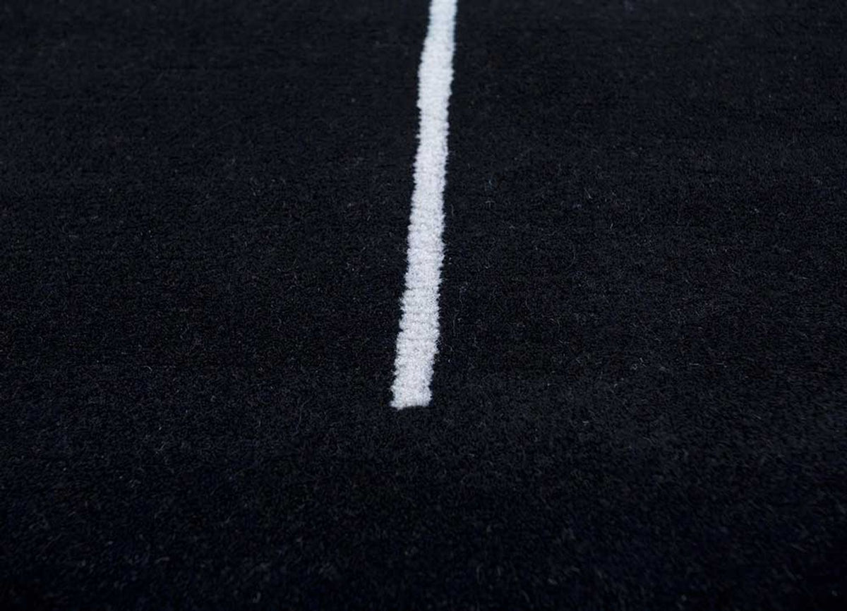 Tappeto di lana - 270 x 180 cm - nero