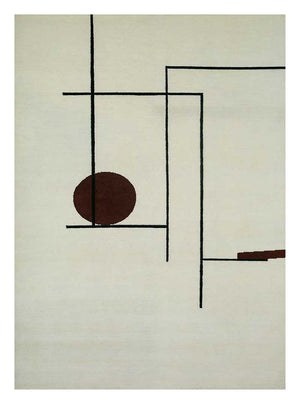 Tappeto di lana - 300 x 240 cm - grigio chiaro