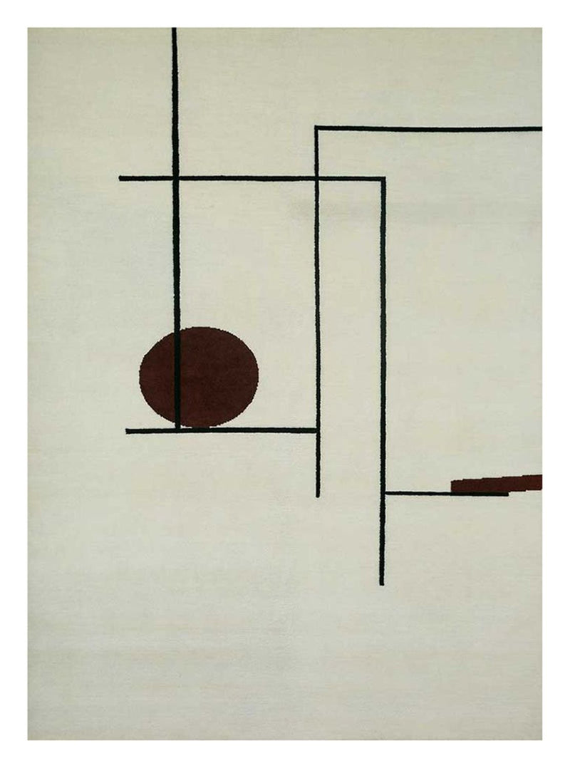 Tappeto di lana - 300 x 240 cm - grigio chiaro