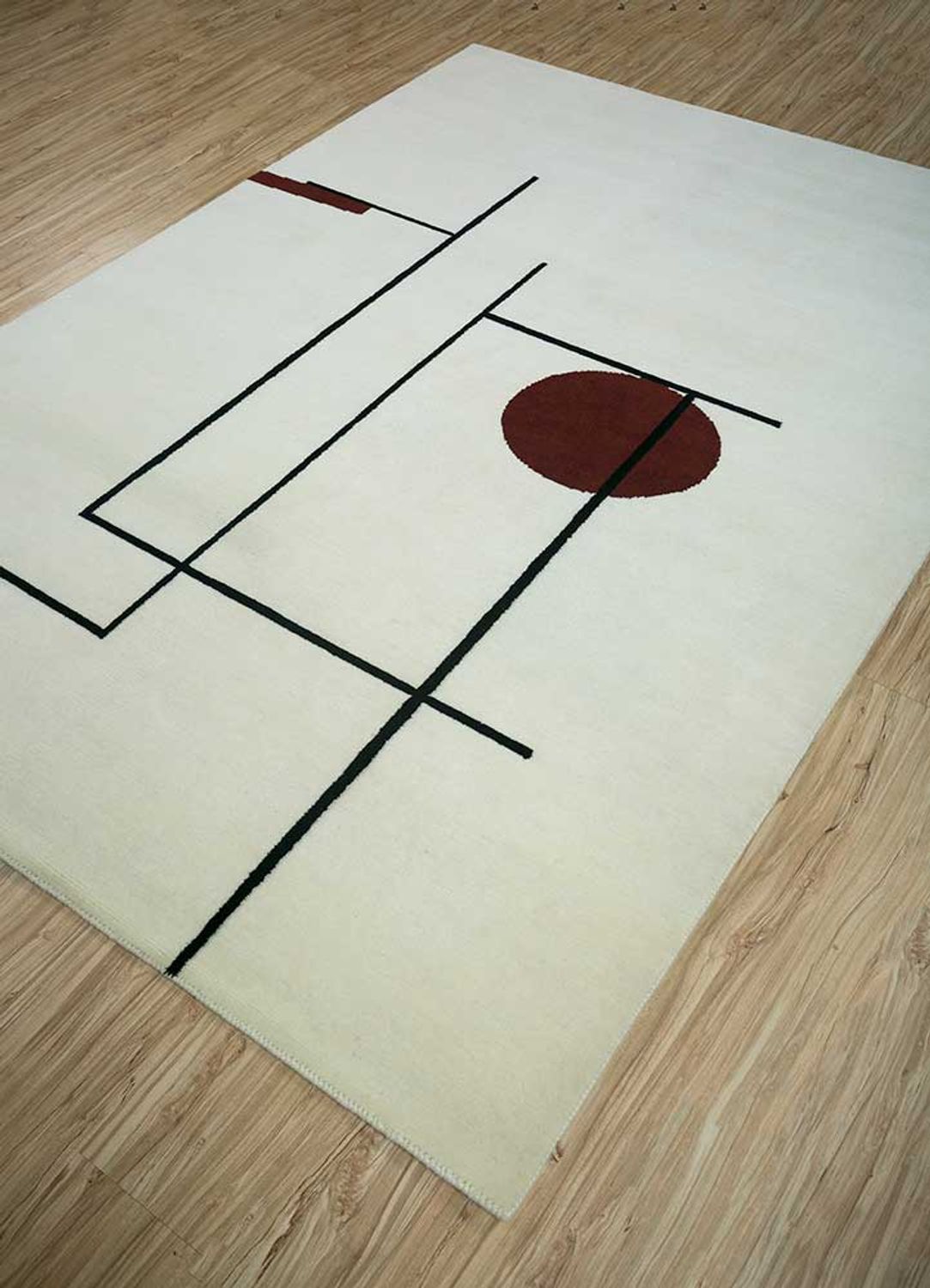 Tappeto di lana - 300 x 240 cm - grigio chiaro