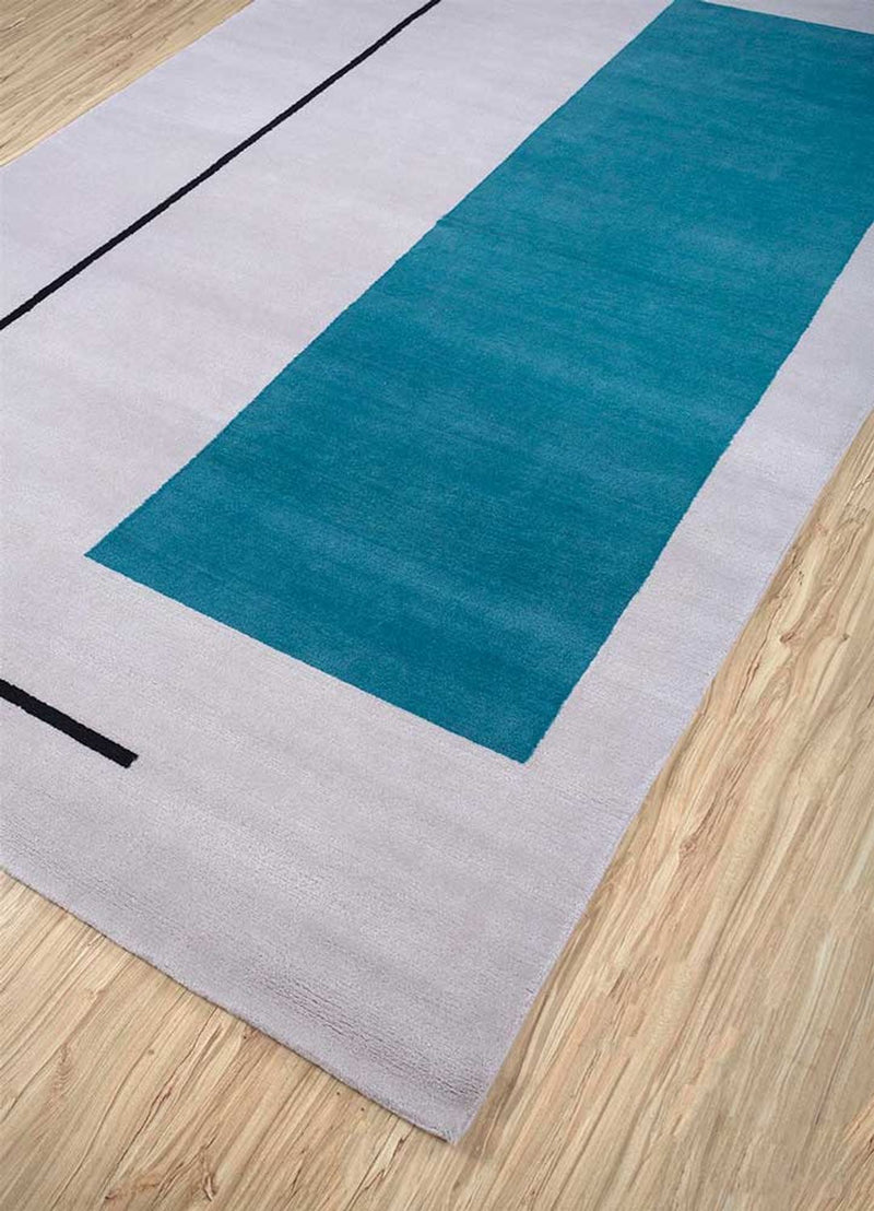 Tappeto di lana - 300 x 240 cm - grigio scuro