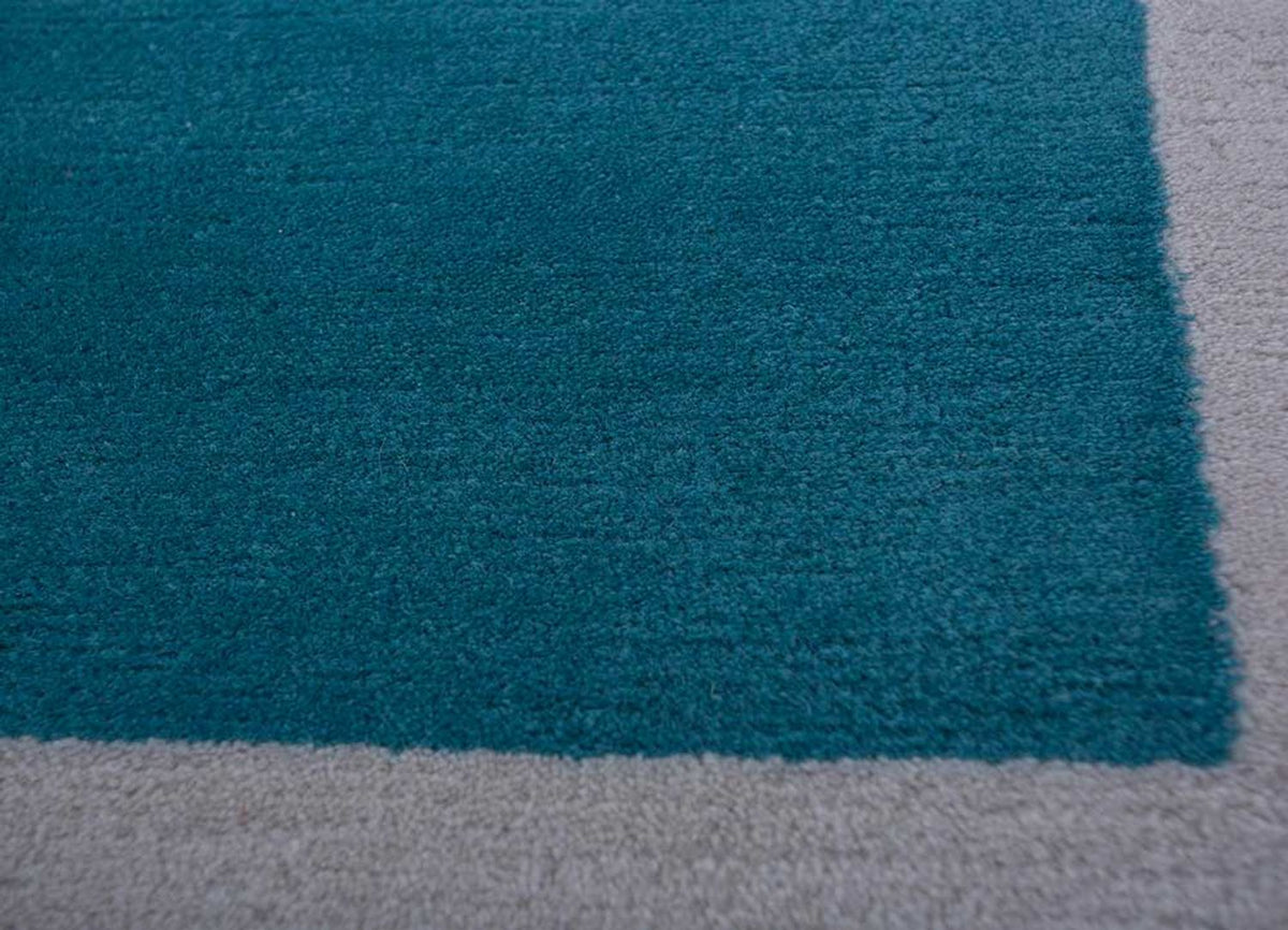 Tappeto di lana - 360 x 270 cm - grigio scuro