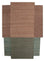 Tappeto Sisal forma speciale  - 300 x 240 cm - multicolore