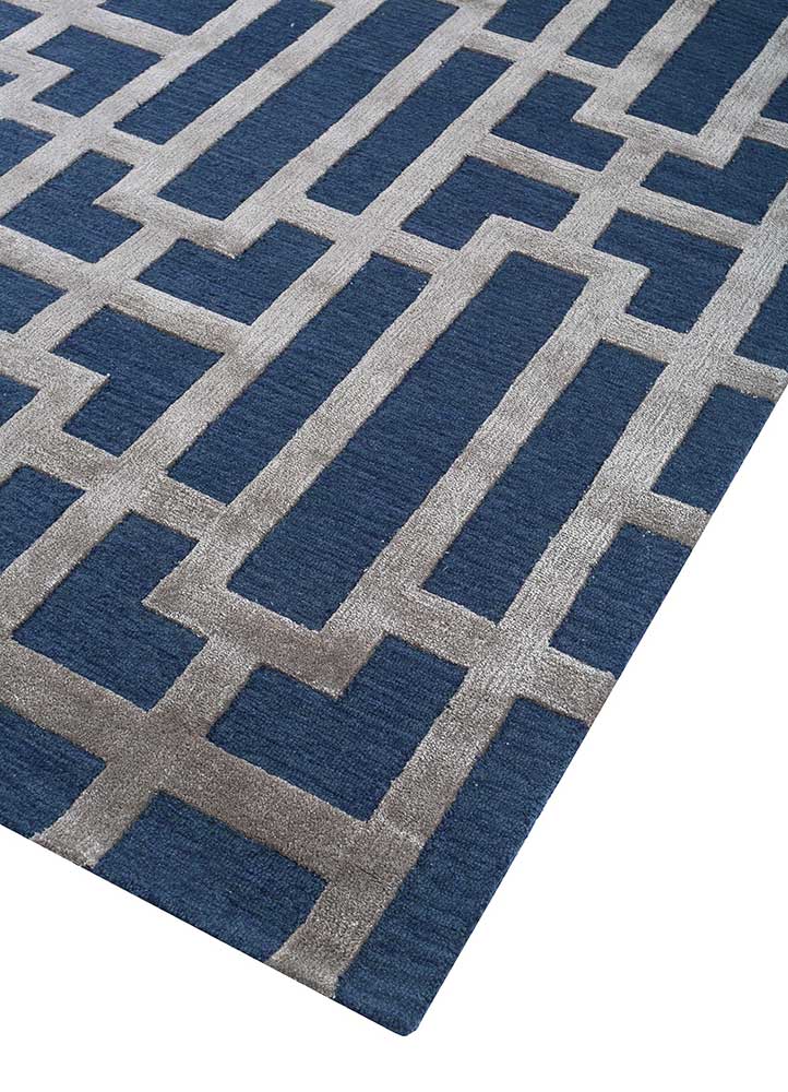 Tappeto di lana - 270 x 180 cm - blu
