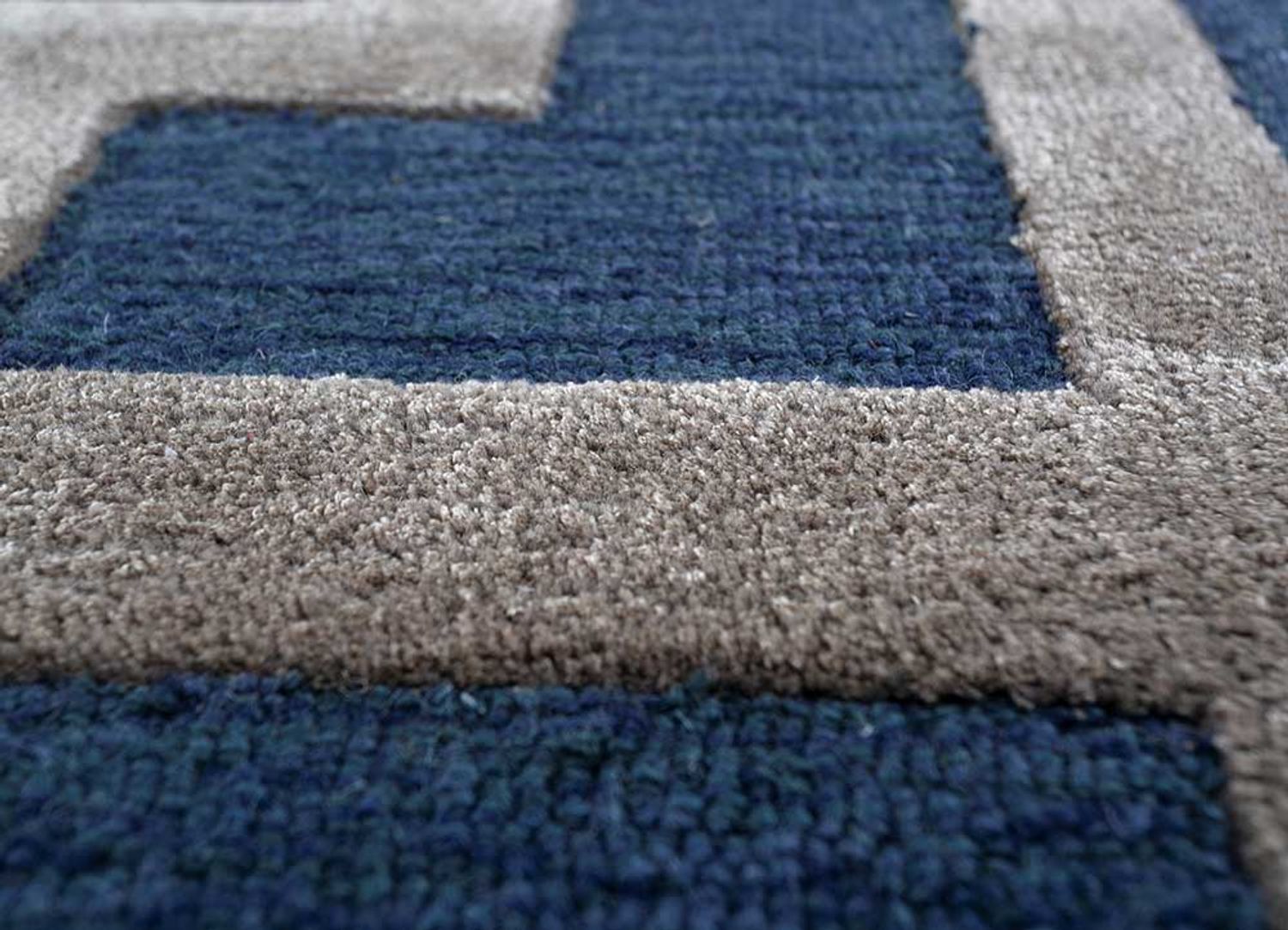 Tappeto di lana - 270 x 180 cm - blu