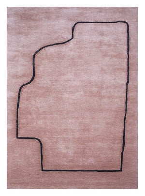 Tappeto di lana - 210 x 150 cm - arancione