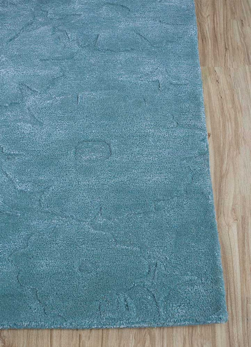 Tappeto di lana - 270 x 180 cm - turchese