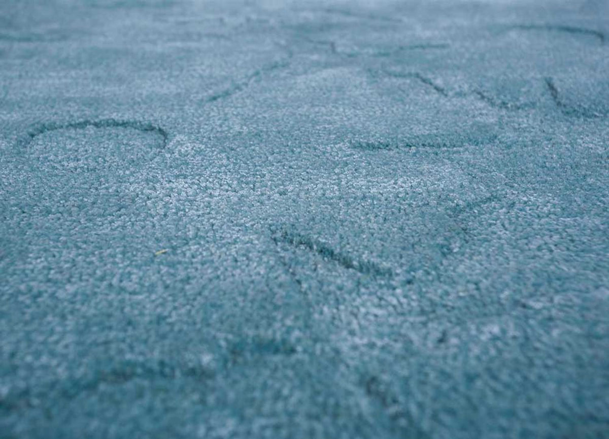 Tappeto di lana - 270 x 180 cm - turchese