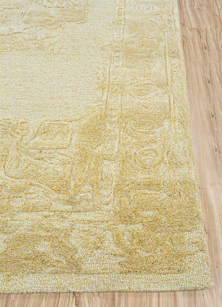 Tappeto di lana - 270 x 180 cm - oro