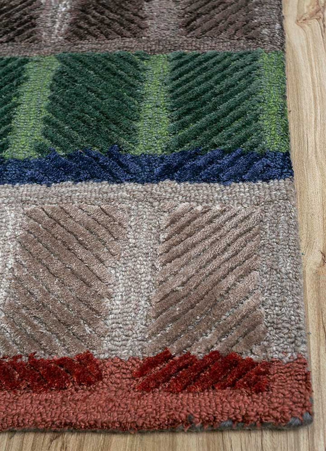 Tappeto di lana - 270 x 180 cm - multicolore