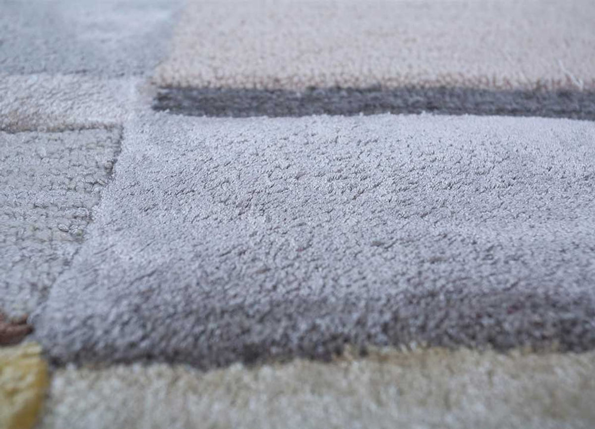 Tappeto di lana - 270 x 180 cm - argento