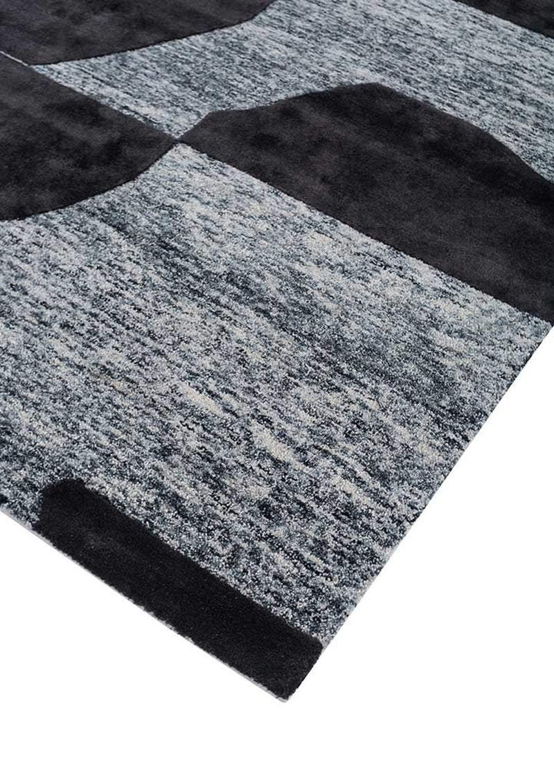 Tappeto di lana - 270 x 180 cm - bianco e nero
