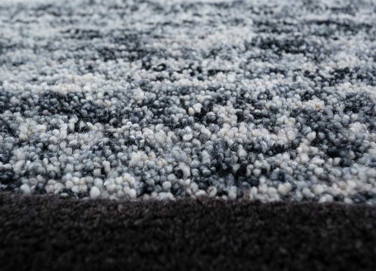 Tappeto di lana - 270 x 180 cm - bianco e nero