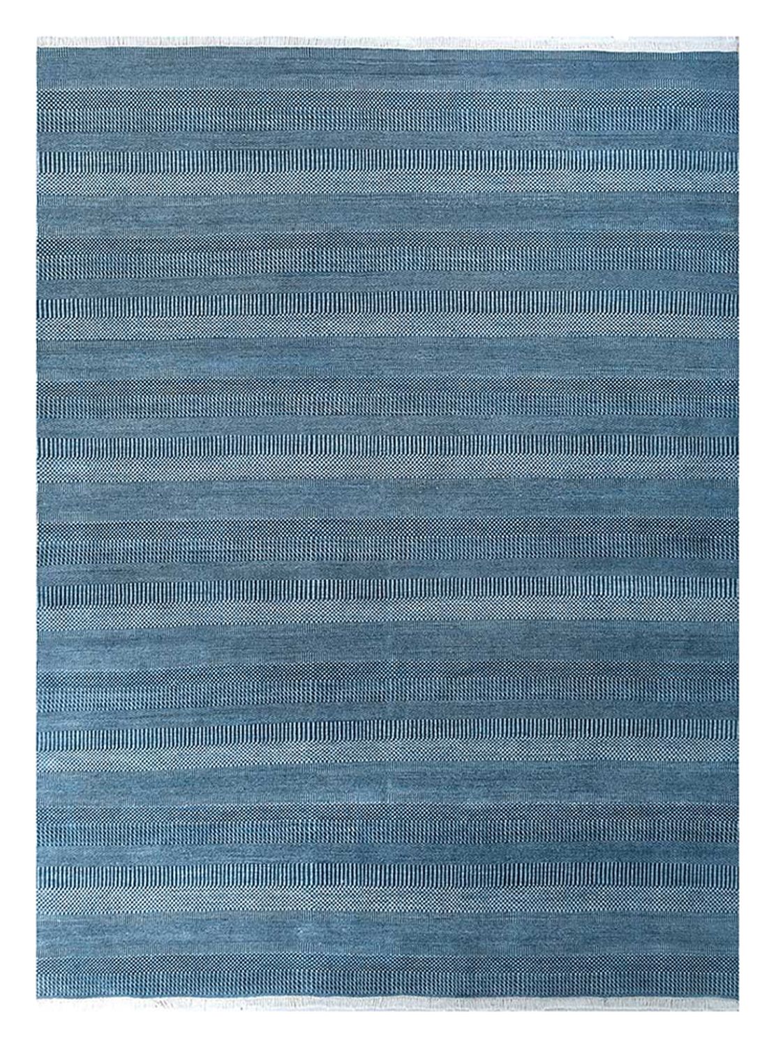 Tappeto di lana - 360 x 270 cm - blu scuro