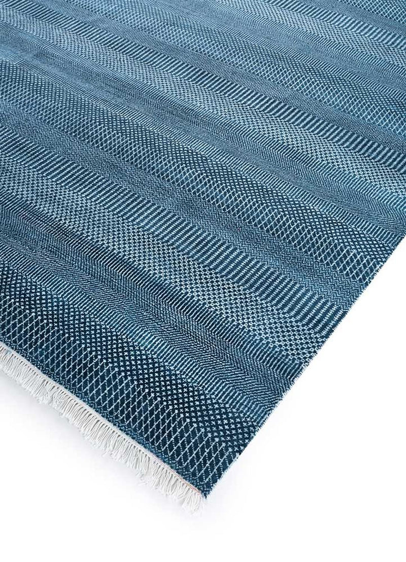 Tappeto di lana - 360 x 270 cm - blu scuro