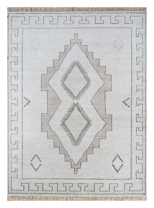 Tappeto di lana - 300 x 240 cm - grigio chiaro