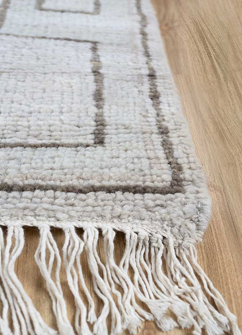 Tappeto di lana - 300 x 240 cm - grigio chiaro